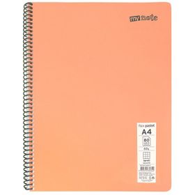 Mynote MFXPA-A4120-Ç Flex Pastel PP Kapak A4 120 Yaprak Çizgili Spiralli Defter
