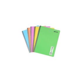 Mynote MFXPA-A4120-Ç Flex Pastel PP Kapak A4 120 Yaprak Çizgili Spiralli Defter