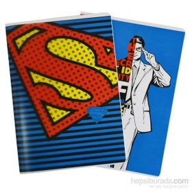 Mynote SM6012-K Superman PP A4 60 Yaprak Kareli Defter