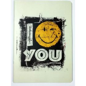 Mynote Smıley Campus 26x18,5 40 Yaprak Kareli Defter