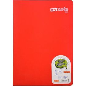 Mynote Text Klasik A4 60 Yaprak Kırmızı Kareli Defter