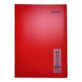 Mynote Text Neon A4 80 Yp Kareli Kırmızı Defter