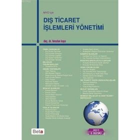 MYO İçin Dış Ticaret İşlemleri Yönetimi - Ferudun Kaya