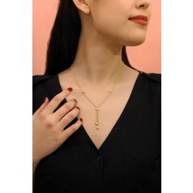 MYOROGOLD 14 Ayar Kalp Motifli Halat Altın Kolye