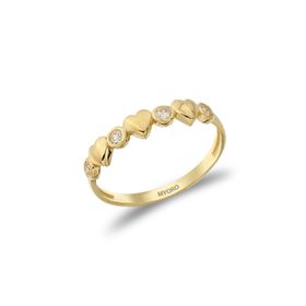 MYOROGOLD 14 Ayar Kalpli Eklem Altın Yüzük