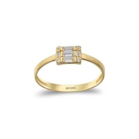 MYOROGOLD 14 Ayar Minimal Eklem Altın Yüzük