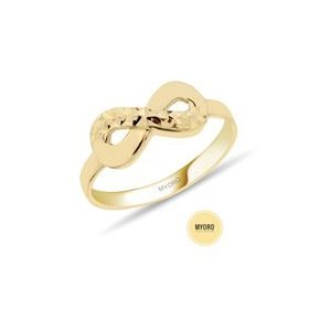 MYOROGOLD 14 Ayar Sonsuzluk Altın Yüzük