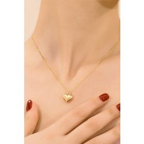 MYOROGOLD 14 Ayar Valentino Zincir Kalp Modeli Altın Kolye
