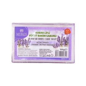 Myros 100 gr Bıttım Lavanta Esanslı Kabak Lifli Vücut Bakım Sabunu
