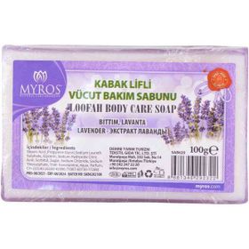 Myros 100 gr Bıttım Lavanta Esanslı Kabak Lifli Vücut Bakım Sabunu