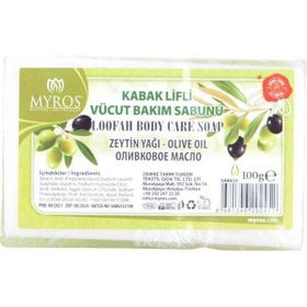 Myros 100 gr Zeytinyağı Esanslı Kabak Lifli Vücut Bakım Sabunu
