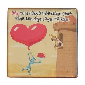Myros Aşk Buzdolabı Magneti