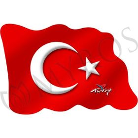Myros Bayrak Buzdolabı Magneti