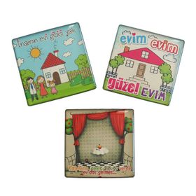 Myros Ev 3'lü Buzdolabı Magneti