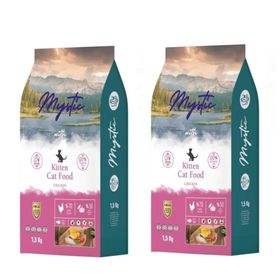 Mystic Az Tahıllı Tavuklu Yavru 2x1.5 kg Kedi Maması