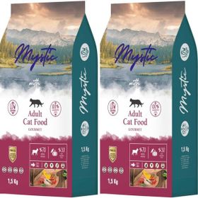 Mystic Gurme Az Tahıllı 2x1,5 kg Yetişkin Kedi Maması