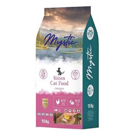 Mystic Kitten 15 kg Düşük Tahıllı Tavuk Etli Yavru Kedi Maması