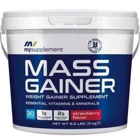 Mysupplement Mass Gainer Çilek 3000 gr