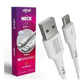 Mytell Type C My-dk107 1 mt My Neck Beyaz Data Kablosu