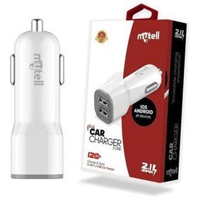 Mytell Universal Universal My-a5 Usb Baslik 2 Usb'li 2100 Mah Beyaz Araç Sarjı