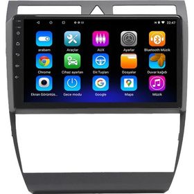 Myway Audi A6 Android 12 Kablosuz Carplay Navigasyon Multimedya Ekran