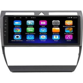 Myway Audi A6 Android 12 Kablosuz Carplay Navigasyon Multimedya Ekran