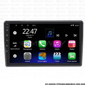 Myway Citroen Berlingo Android 12 Kablosuz Carplay Navigasyon Multimedya Ekran