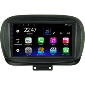 Myway Fıat 500X Android 12 Kablosuz Carplay Navigasyon Multimedya Ekran