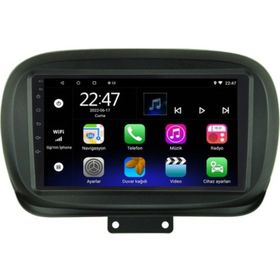 Myway Fıat 500X Android 12 Kablosuz Carplay Navigasyon Multimedya Ekran