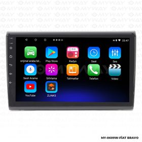 Myway Fiat Bravo Android 12 Kablosuz Carplay Navigasyon Multimedya Ekran