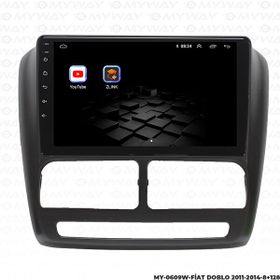 Myway Fiat Doblo 8 GB Ram 128 GB HDD Android Multimedya Carplay Navigasyon Ekran