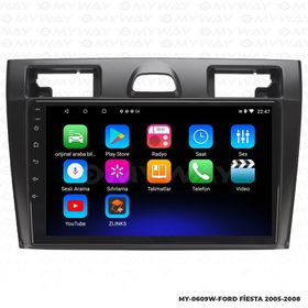 Myway Ford Fiesta Android 12 Kablosuz Carplay Navigasyon Multimedya Ekran