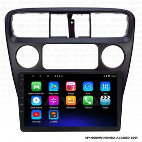 Myway Honda Accord Android 12 Kablosuz Carplay Navigasyon Multimedya Ekran