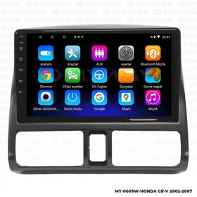 Myway Honda Cr-V Android 12 Kablosuz Carplay Navigasyon Multimedya Ekran