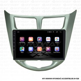 Myway Hyundai Accent Blue Android Multimedya 4GB Ram Carplay Navigasyon Ekran
