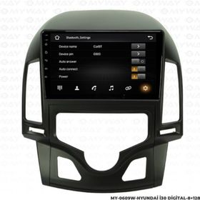 Myway Hyundai İ30 8 GB Ram 128 GB HDD Android Multimedya Carplay Navigasyon Ekran