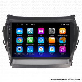 Myway Hyundai İX45 Android 12 Kablosuz Carplay Navigasyon Multimedya Ekran