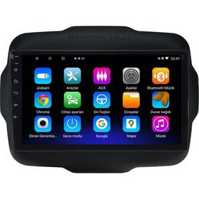 Myway Jeep Renegade Android 12 Kablosuz Carplay Navigasyon Multimedya Ekran
