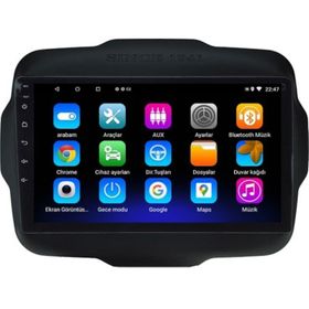 Myway Jeep Renegade Android 12 Kablosuz Carplay Navigasyon Multimedya Ekran