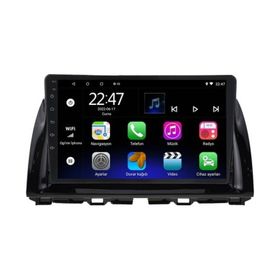 Myway Mazda 6 Android 12 Kablosuz Carplay Navigasyon Multimedya Ekran Teyp