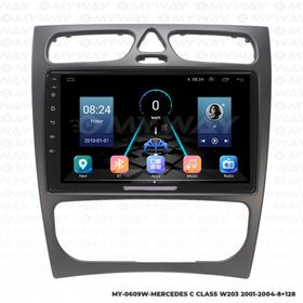 Myway Mercedes C Class W203 8 GB Ram 128 GB HDD Android Multimedya Carplay Navigasyon Ekran