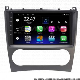 Myway Mercedes C Class W203 Android 12 Multimedya Kablosuz Carplay Navigasyon Ekran Teyp