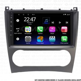 Myway Mercedes C Class W203 Android 12 Multimedya Kablosuz Carplay Navigasyon Ekran Teyp