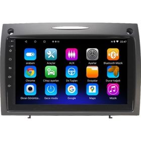 Myway Mercedes Slk Android 12 Multimedya Kablosuz Carplay Navigasyon Ekran Teyp
