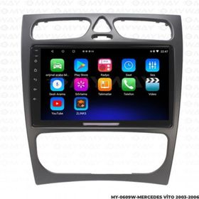 Myway Mercedes Vito Android 12 Multimedya Kablosuz Carplay Navigasyon Ekran Teyp
