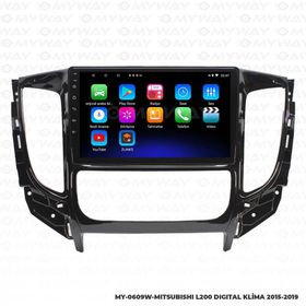 Myway Mitsubishi L200 0609W Android 12 Kablosuz Carplay Navigasyon Multimedya Ekran Teyp