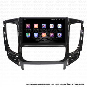 Myway Mitsubishi L200 Android Multimedya 4GB Ram Carplay Navigasyon Ekran