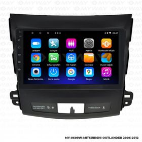 Myway Mitsubishi Outlander 0609W Android 12 Kablosuz Carplay Navigasyon Multimedya Ekran Teyp
