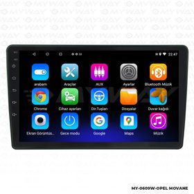Myway Nissan 400 Android 12 Kablosuz Carplay Navigasyon Multimedya Ekran Teyp