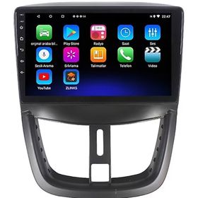 Myway Peugeot 207 0609W Android 12 Kablosuz Carplay Navigasyon Multimedya Ekran Teyp